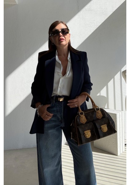 Lacivert Daldiwon Astarlı Blazer Ceket modelleri