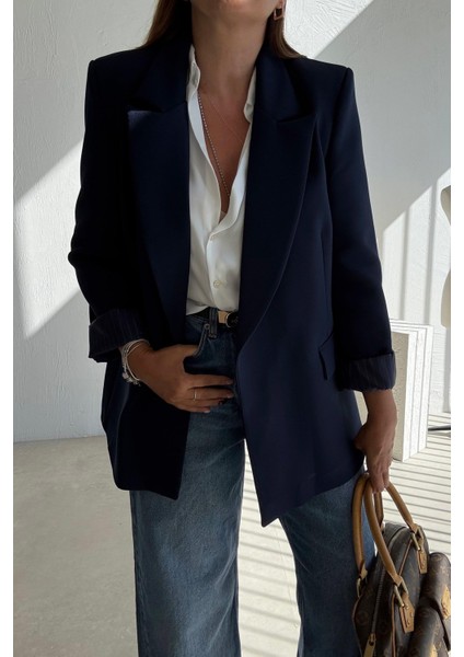 Lacivert Daldiwon Astarlı Blazer Ceket fırsatları