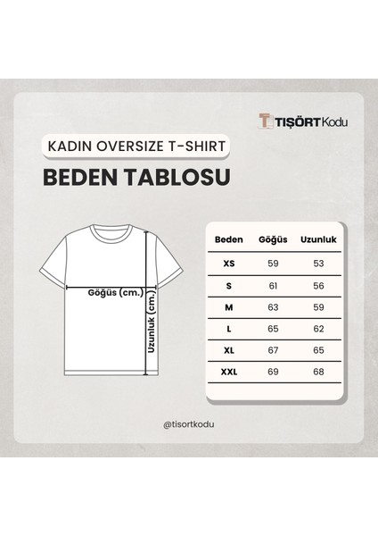 Made To Be – Sanatsal Kadın Oversize Tişört fırsatları