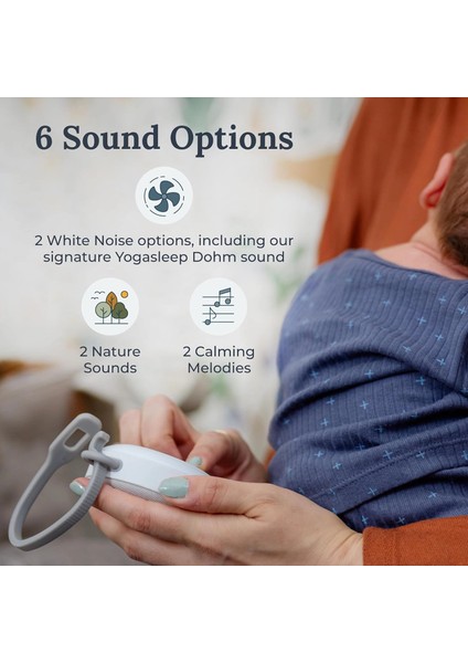 Yogasleep Hushh 2 Taşınabilir Ses Makinesi - Aydınlatmalı Düğmeler - Gri fiyatları