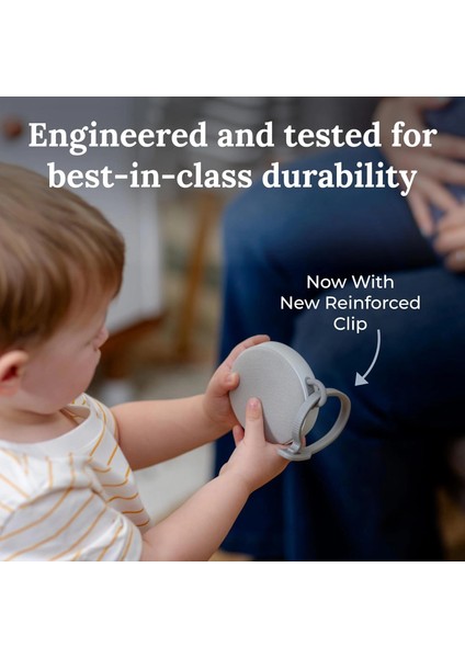 Yogasleep Hushh 2 Taşınabilir Ses Makinesi - Aydınlatmalı Düğmeler - Gri fırsatları