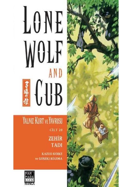 Lone Wolf And Cub 15-16-17-18-19-20-21 Manga Seti (7 Kitap) / Yalnız Kurt ve Yavrusu / Anime-Manga Sticker ve Kartpostal Hediye
