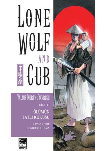 Lone Wolf And Cub 15-16-17-18-19-20-21 Manga Seti (7 Kitap) / Yalnız Kurt ve Yavrusu / Anime-Manga Sticker ve Kartpostal Hediye
