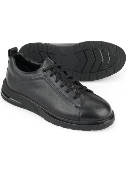 , Erkek Hakiki Deri Ayakkabı 1531025Z2058 Siyah fırsatları