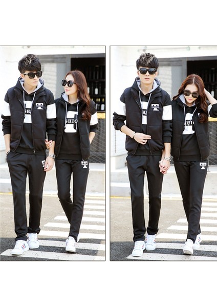 Günlük Kışlık Sevgili Eşofman Tekli Kadın Takım fırsatları