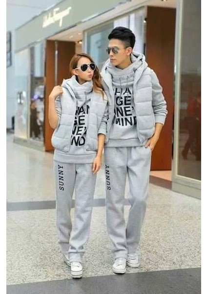 Kışlık Sevgili Kombini Üçlü Erkek Takım fiyatları