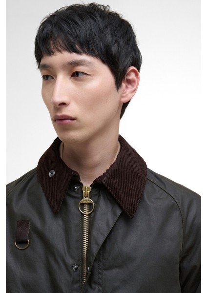 Spey Slim Yağlı Ceket OL51 Olive indirimleri