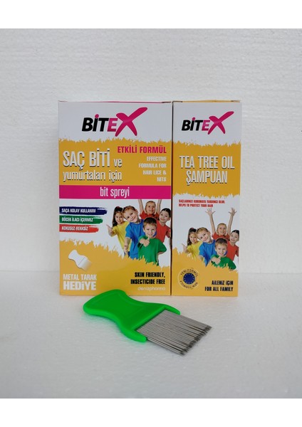 Bit Şampuanı + Bit Spreyi + Tarak