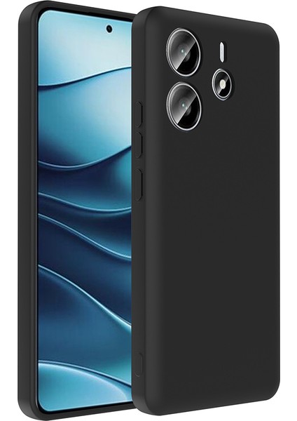 Redmi Note 14 4g Kılıf Kamera Korumalı Kartlık Hazneli Inc Vitra Kapak - Siyah