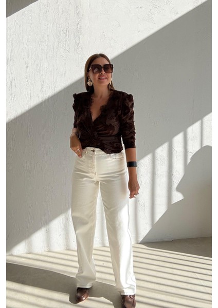 Ekru Straight Jean fiyatları