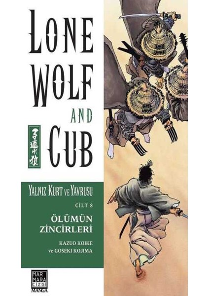 Lone Wolf And Cub 8-9-10-11-12-13-14 Manga Seti (7 Kitap) / Yalnız Kurt ve Yavrusu / Anime-Manga Sticker ve Kartpostal Hediye fiyatları