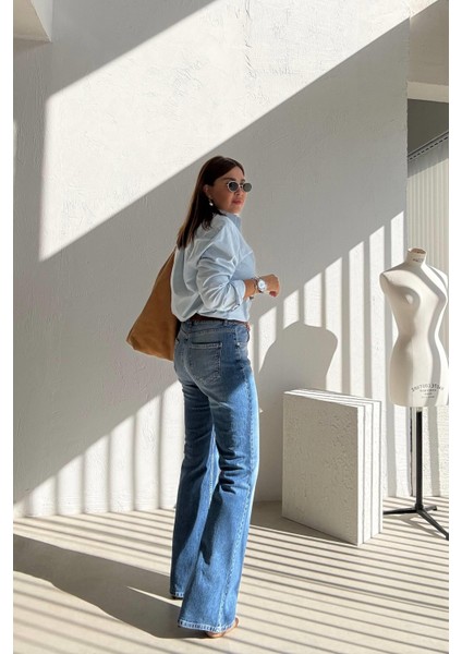 Mavi Kahve Kemerli Jean modelleri