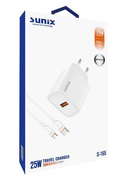 25W 3.0 Type-C Şarj Aleti Seti S-165 fiyatları