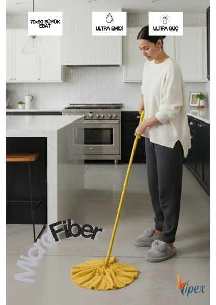 70X90 Ultra Doku Havlu Mop Başlığı Yüksek Emicilik fırsatları