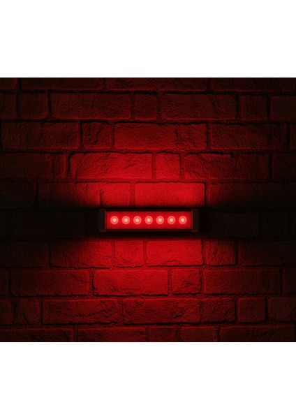 30CM 9W LED Duvar Boyama Wallwasher Kırmızı 220V fiyatları