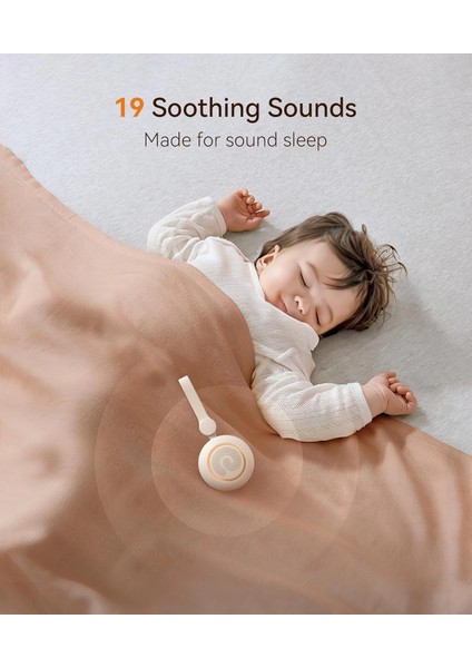 Dreamegg Taşınabilir Ses Makinesi - 19 Yatıştırıcı Ses ve Bebek Odası Işığı - Beyaz fiyatları