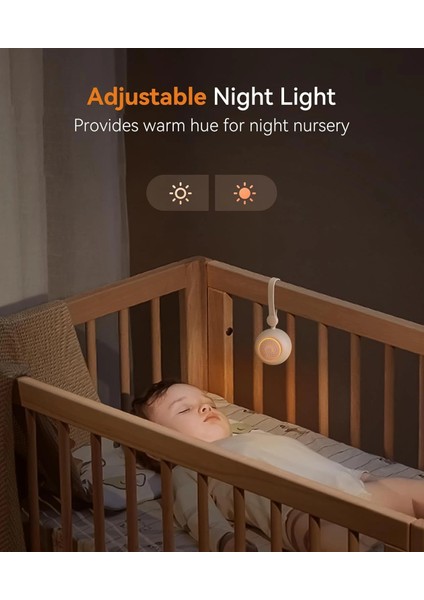 Dreamegg Taşınabilir Ses Makinesi - 19 Yatıştırıcı Ses ve Bebek Odası Işığı - Beyaz indirimleri