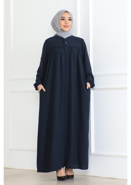 Robalı Mevlana Kesim Günlük Ferace Haki