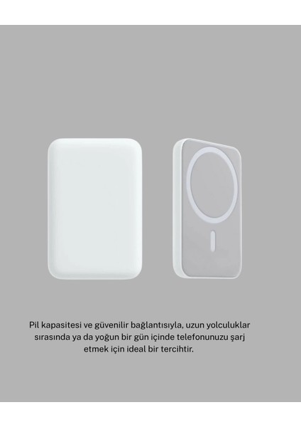 Magsafe 15W Kablosuz Hızlı Şarj, Lightning Girişli Taşınabilir Batarya fırsatları