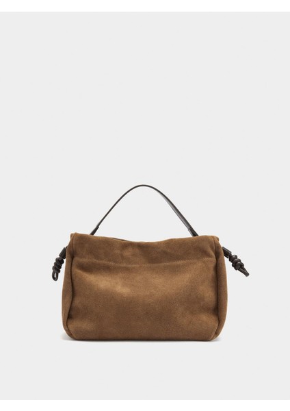 Süet Deri Detaylı El Çantası fiyatları