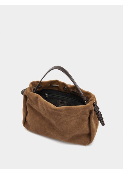 Süet Deri Detaylı El Çantası indirimleri