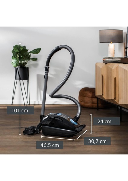 Q5.0 Extreme Silencepower 850W Toz Torbalı Süpürge – Alman Teknolojisi | Ultra Sessiz 70 Db | Hepa H13 Filtre | 13 M Extra Kablo – Made In Germany fiyatları