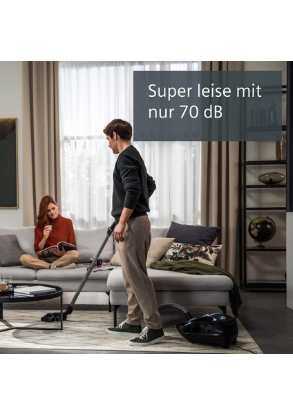 Q5.0 Extreme Silencepower 850W Toz Torbalı Süpürge – Alman Teknolojisi | Ultra Sessiz 70 Db | Hepa H13 Filtre | 13 M Extra Kablo – Made In Germany modelleri