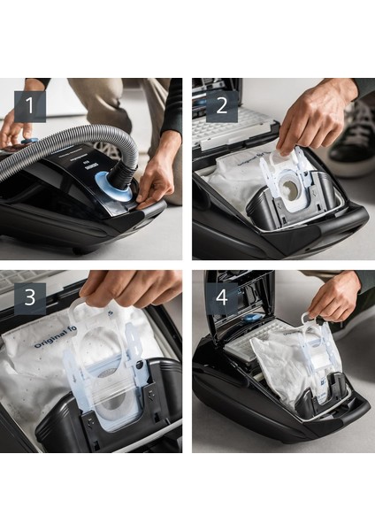 Q5.0 Extreme Silencepower 850W Toz Torbalı Süpürge – Alman Teknolojisi | Ultra Sessiz 70 Db | Hepa H13 Filtre | 13 M Extra Kablo – Made In Germany