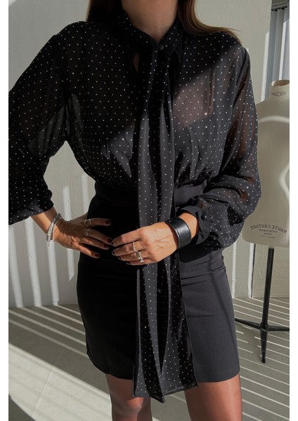 Siyah Taşlı Elbise indirimleri