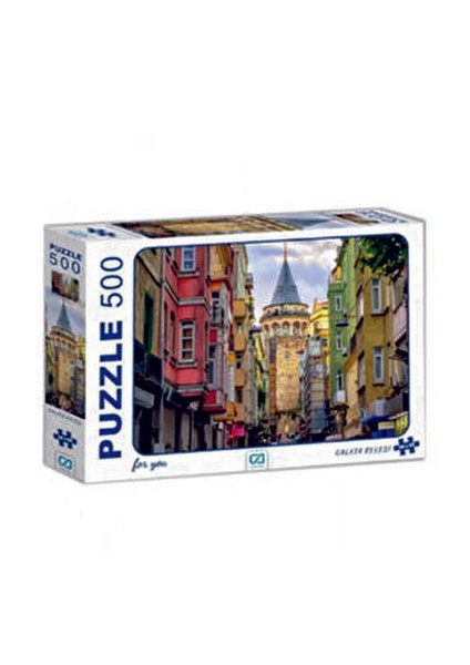 500 Parça Galata Kulesi Yapboz Doğa Temalı Eğlenceli Tasarım 3 Yaş ve Üstü fiyatları