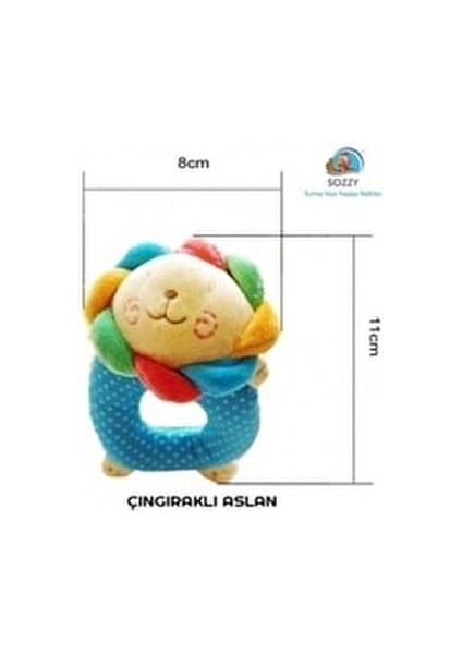 Peluş Oyuncak Seti Hayvan Temalı Yumuşak 24x28 cm 5 Parça Eğitici indirimleri