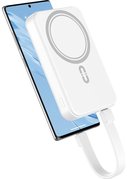 10000 Mah Magsafe Uyumlu Kablosuz & Kablolu 22.5W Süper Hızlı Şarj Powerbank indirimleri