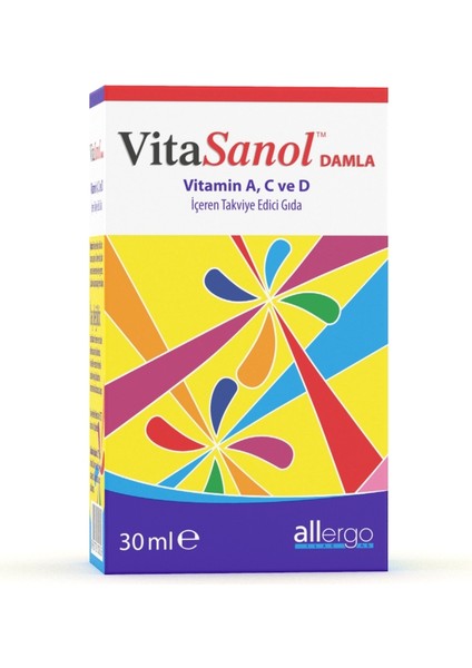 Vitasanol Damla 30 ml fiyatları