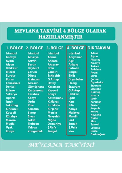 2026 Yapraklı Blok Duvar Takvimi 4. Bölge fiyatları