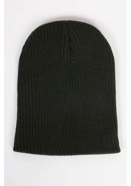 Erkek Basic Düz Triko Bere