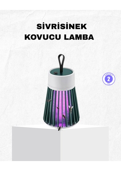 Mtxdpn Şarjlı Mor Işıklı Sivrisinek Öldürücü Lamba – Sessiz Ve Kimyasal İçermez