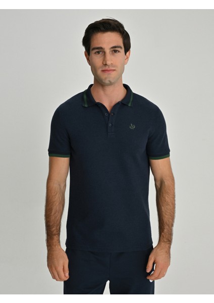 Erkek Trend Nakış Palamutlu Polo