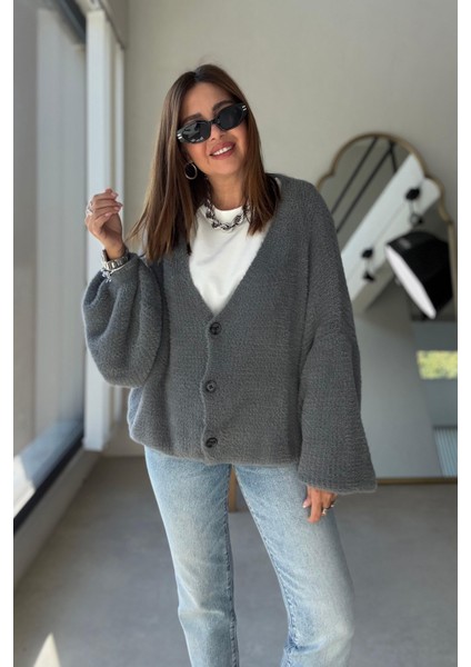 Gri Yumoş Hırka fiyatları