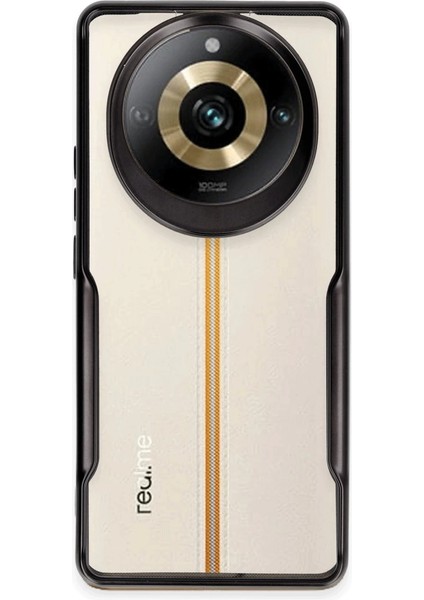 Buğz Newface Realme 11 Pro Kılıf Boyi Silikon Kapak - Siyah
