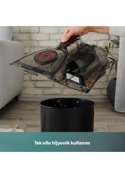 Dustider 1255H Yatay Süpürge Kırmızı Siyah indirimleri