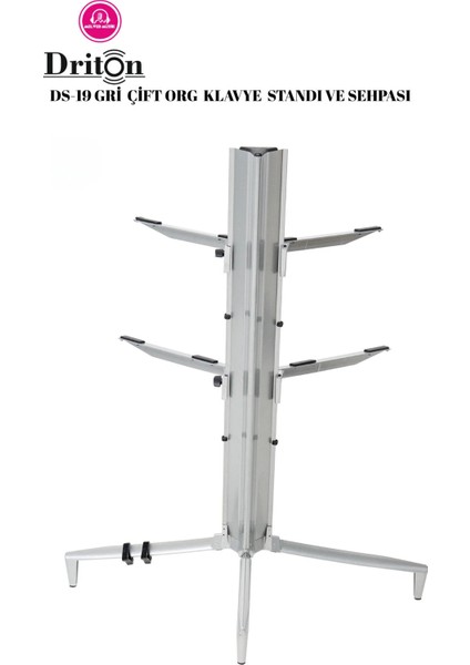 Ds-19 Gri Profesyonel Çift Katlı Ultimate Org Standı Sehpası fırsatları