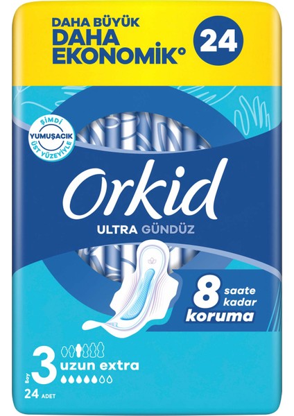 Ultra Uzun Extra (Boy 3) Hijyenik Ped 24 Adet
