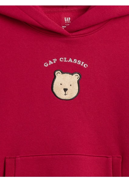 Kız Çocuk Kırmızı Vintagesoft Arch Logo Sweatshirt fiyatları