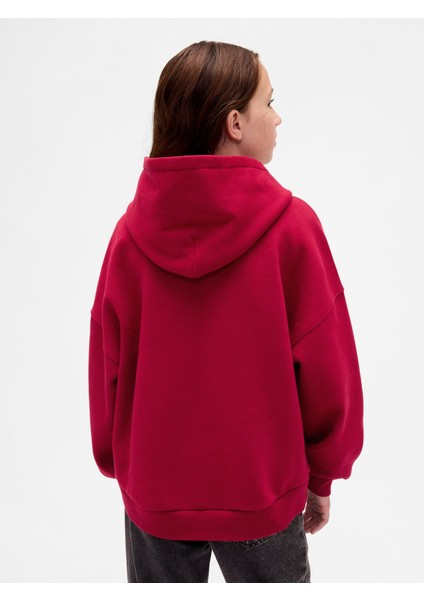 Kız Çocuk Kırmızı Vintagesoft Arch Logo Sweatshirt fırsatları