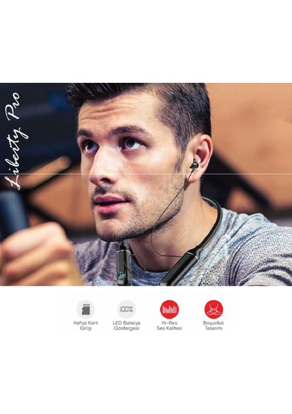 iPhone 16 / 16 Plus / 16 Pro / 16 Pro Max Uyumlu Boyun Askılı Bluetooth Kulaklık 430 Saat indirimleri