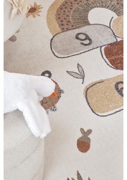 Bohem Kids Seksek Çok Renkli Yumuşak Dokulu Çocuk Odası Halısı fiyatları