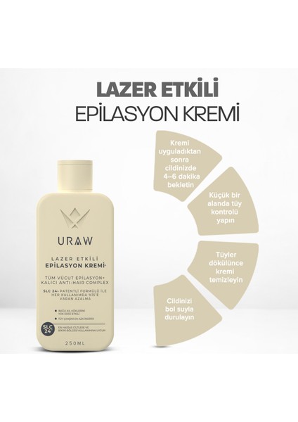 Tüy Dökücü Epilasyon Kremi | Hızlı Sonuç, Acısız Uygulama ve Kalıcı Etki - 250 ml modelleri