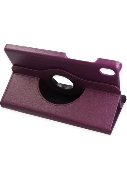 Buğz Lenovo Tab M8 Kılıf 360 Tablet Deri Kılıf - Mürdüm fırsatları