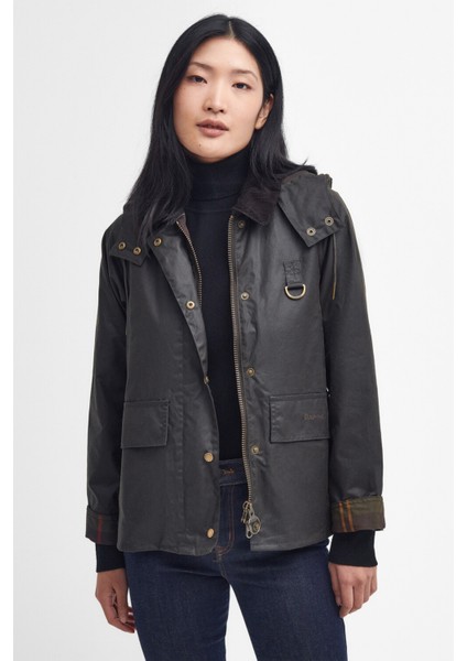 Avon Yağlı Ceket OL71 Olive-Classic