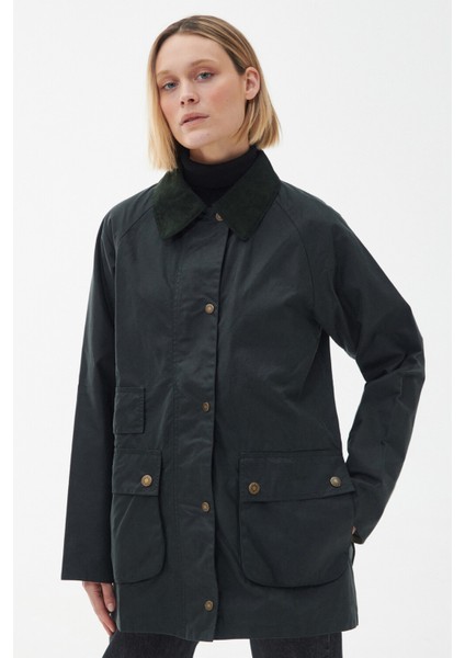 Tain Yağlı Ceket SG51 Sage